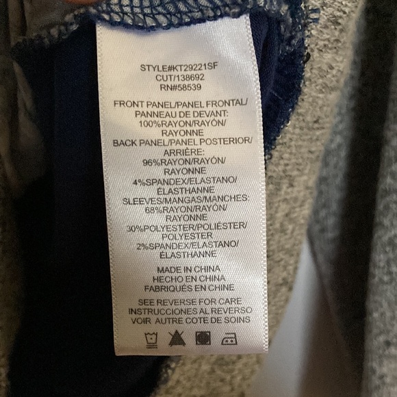 KUT FROM THE KLOTH Benter Mixed Material Top blue pink spring floral L - Picture 6 of 8